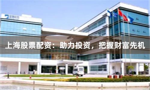 上海股票配资：助力投资，把握财富先机